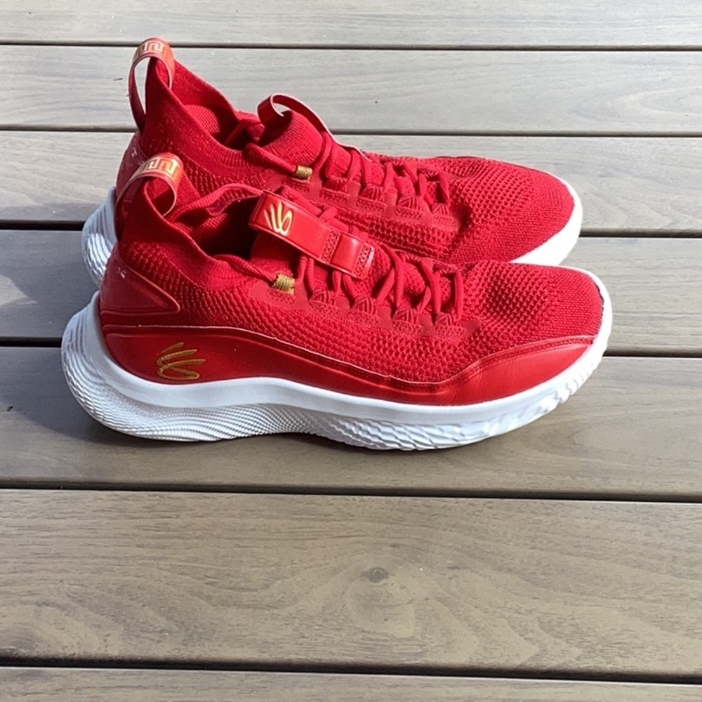 Under Armour Curry Flow 8 Red Chinese New Year Special Edition basketball shoes
